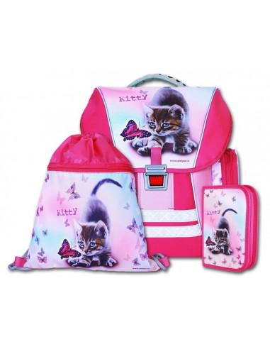 Školní batohový set Kitty 3-dílný