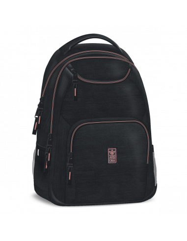 Studentský batoh Autonomy AU6 černo-růžový