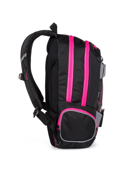 Studentský batoh OXY Sport BLACK LINE pink