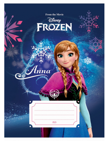 Sešit A5, 513, 10listů Frozen