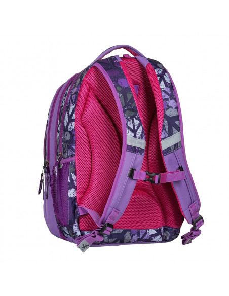 Studentský batoh 2v1 DANIEL Peace purple