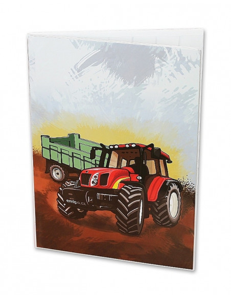 Dosky na abecedu Traktor