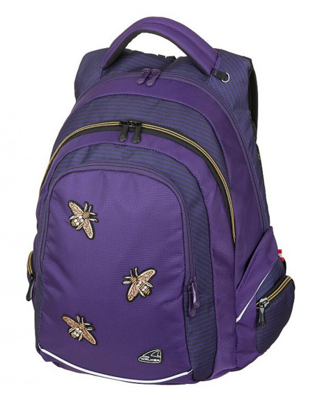 Studentský batoh FAME Bee Violet