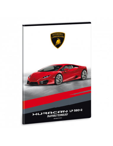 Sešit Lamborghini Huracán LP580 A4 linkovaný