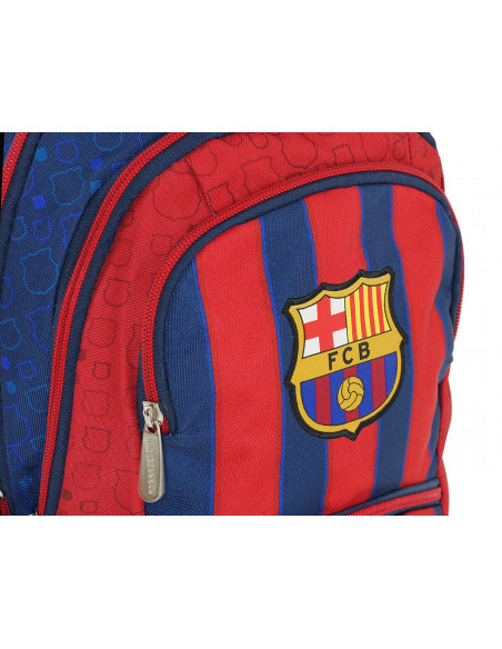 Barcelona stripe pětikomorový studentský batoh