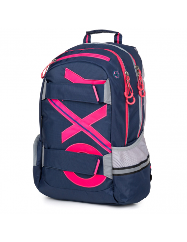 Studentský batoh OXY Sport BLUE LINE Pink