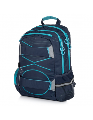 Studentský batoh OXY Sport PASTEL LINE blue