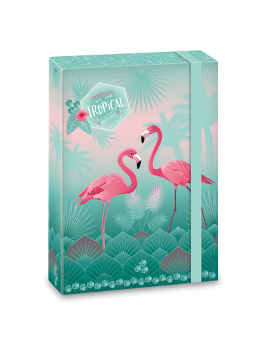 Box na sešity Pink Flamingo A5