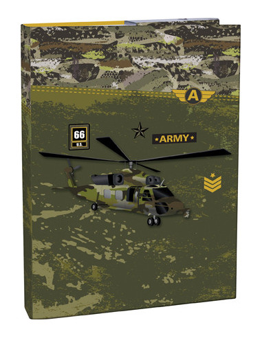 Box na sešity A5 Army