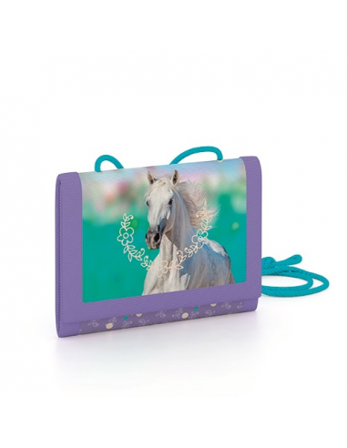Dětská textilní peněženka kůň