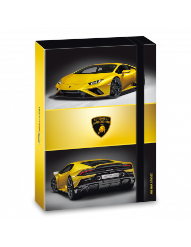 Box na sešity Lamborghini Gold A5