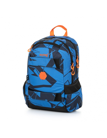 Studentský batoh OXY Sport blue shapes