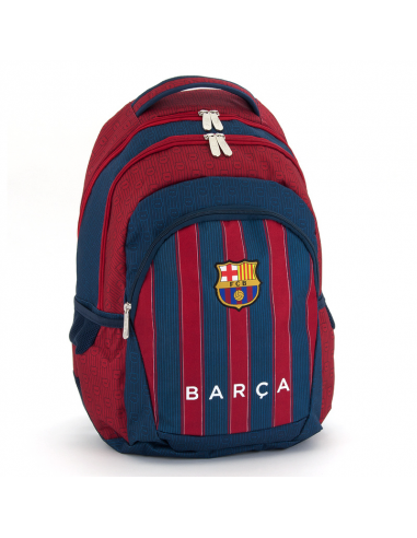 Barcelona stripe 16 tříkomorový studentský batoh