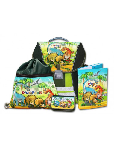 Školní batohový set Dinopark 4-dílný